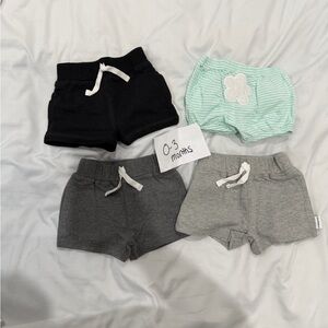 4 PC- Baby boy 0-3 Month Bottoms Bundle